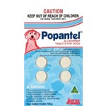 Popantel Dog Wormer 4 x 10kg Tabs
