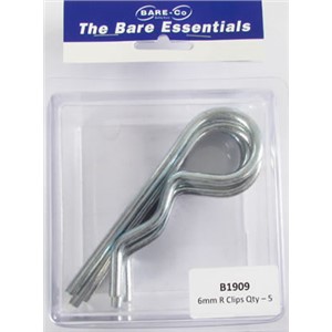 Bare essentials 6mm R clip 5 pack Bare Co