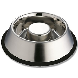 Dog Bowl Stainless Steel - Slow Feeder 1.2KG