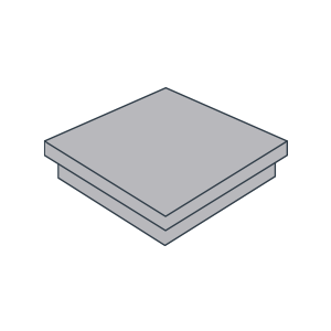 Titan Longranger Post Cap Black (Drivable)
