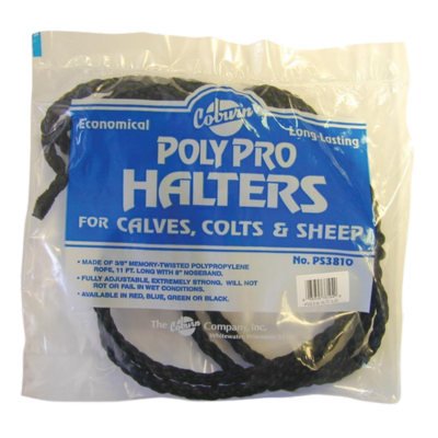 Halter Calf Polypro - Black