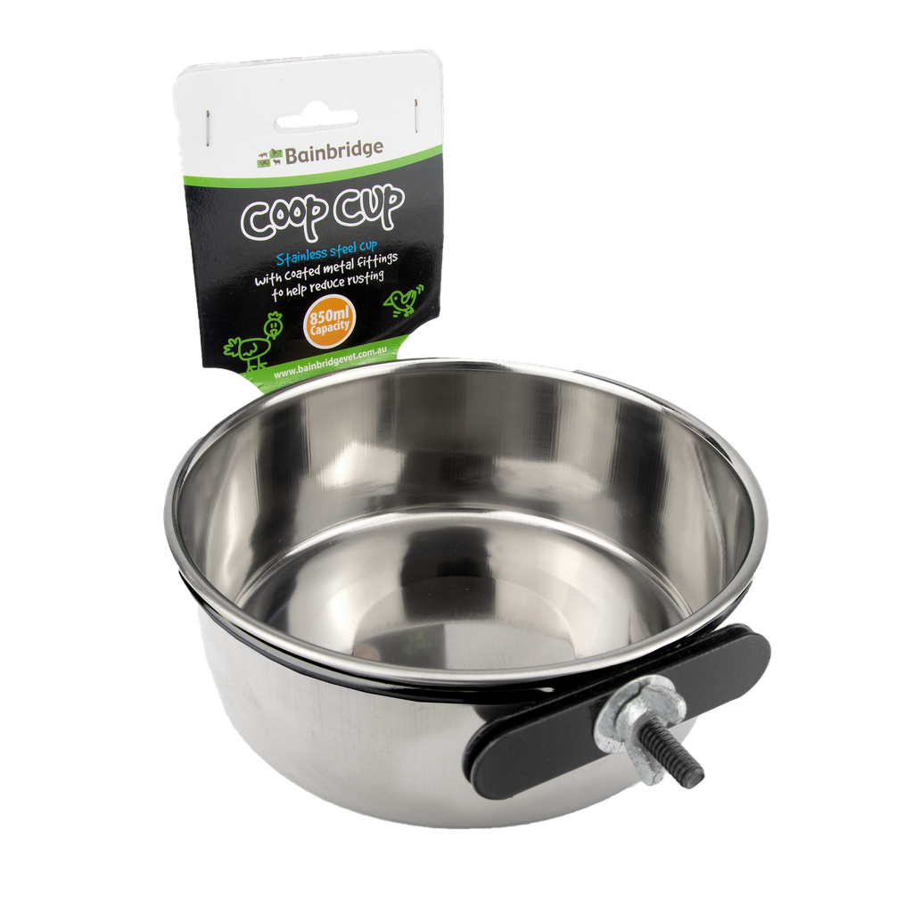Coop Cup Bolt on Stainless Steel 850ml