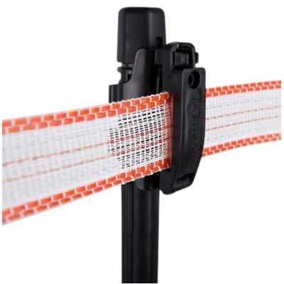 Insulated Line Post 40mm Tape Clip Gallagher G74703
