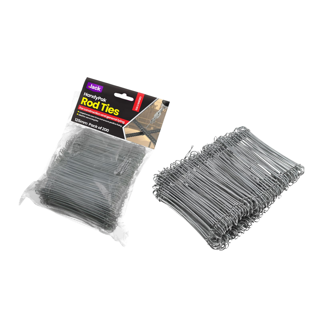 Rod Ties 125mm x 200pk Galvinised W/W