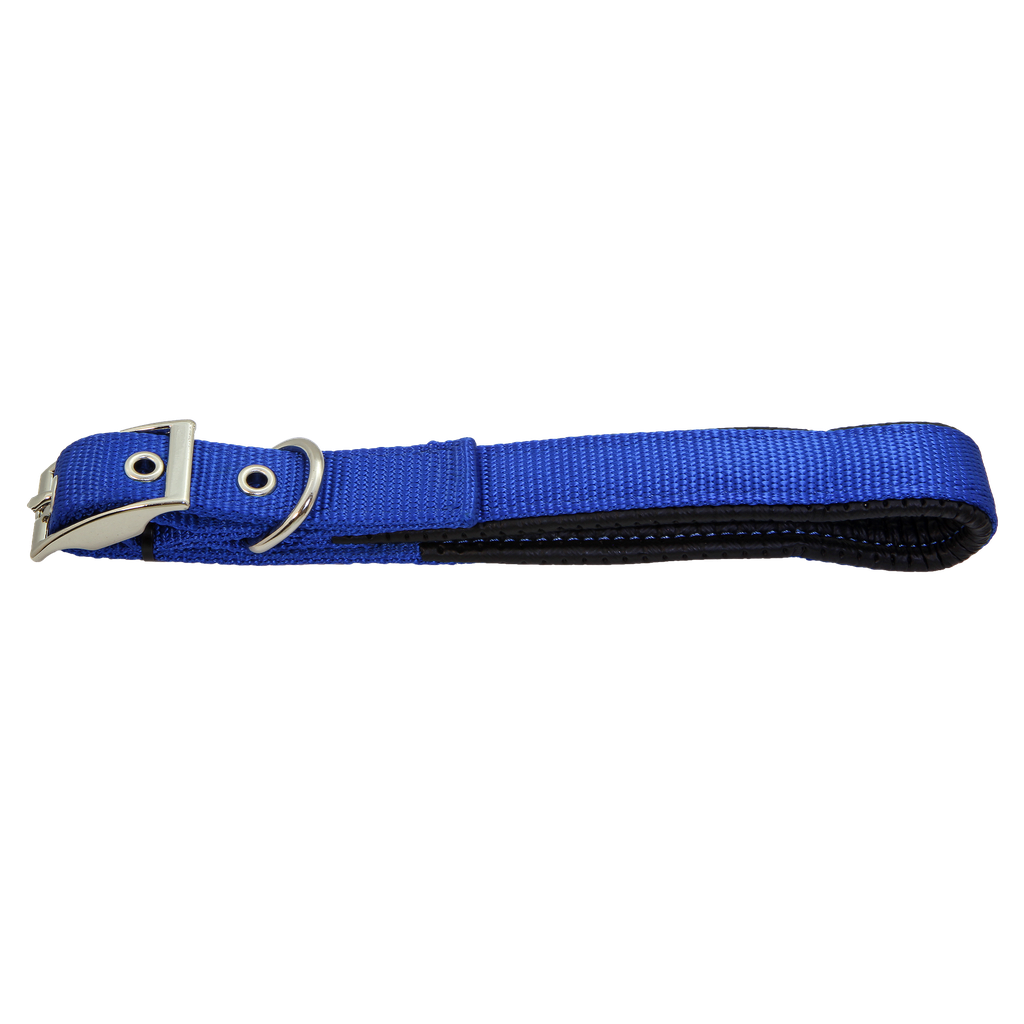 Padded Webbed Dog Collar 35cm All Colours