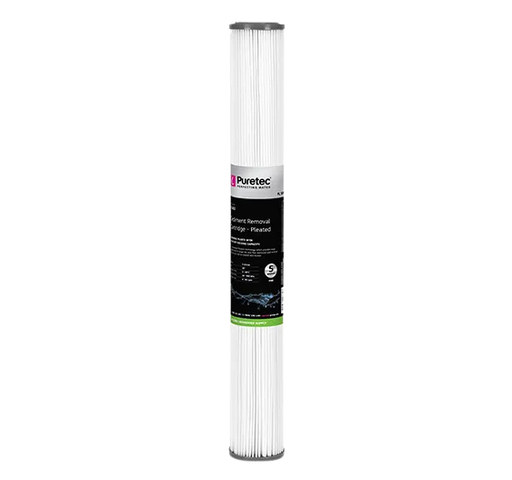 [PL052] Pleated Sediment Cartridge 20 x 2.5 inch 5 Micron PL052 Puretec