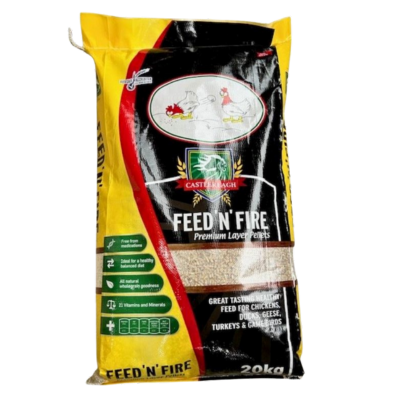 [LAYCFFP20KG] Castlereagh Feed 'N' Fire 17% Laying Pellets 20kg