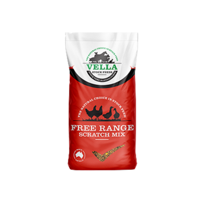 [LAYVELLSCRATCH20KG] Vella Free Range Scratch Mix 20kg 