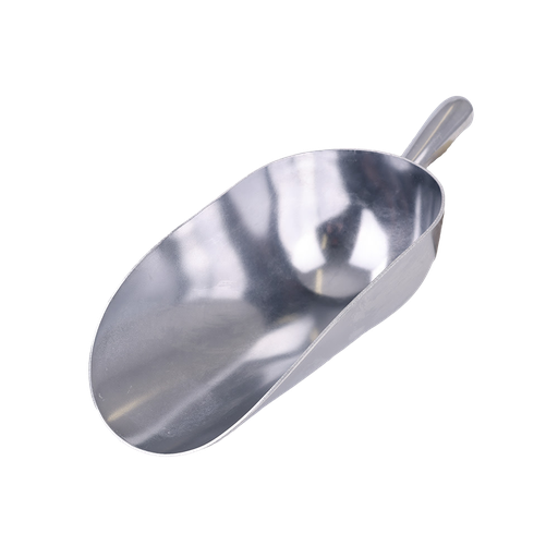 [211182] Feed Scoop Round Bottom Aluminium 1.6Ltr