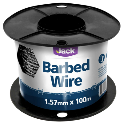 [BARBWW157MM100M] Barb Wire 1.57mm x 100m High Tension Spool