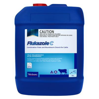 [FLUKAZC15L] Flukazole C + NO SELENIUM 15L