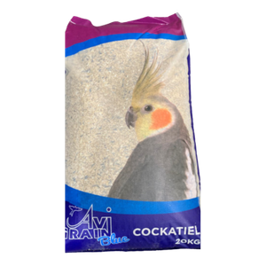 [BIRDAVICOCKAT20] Avi Grain Cockatiel Blue Seed 20kg
