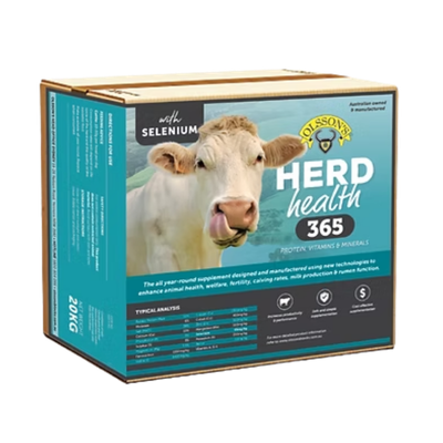 [BLOCKHERD36520KG] Olsson Herd Health 365 Block 20Kg