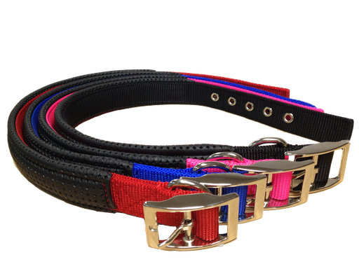 [A7005] Padded Webbed Dog Collar 45cm Each