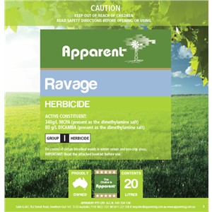 Ravage MCPA + Dicamba Herbicide 20L