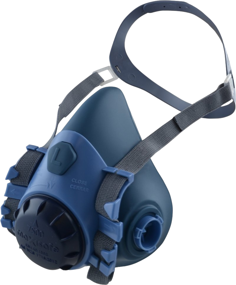 Maxiguard Chemical Silicone Half Mask Respirator Kit MED Techware