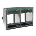 Poultry Layer Box Rollaway Metal 2 Hole 