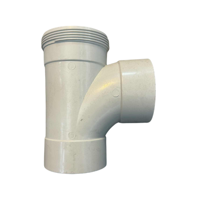 PVC 100mm x 88 ( 90 ) deg T Junction Drain, Waste & Vent