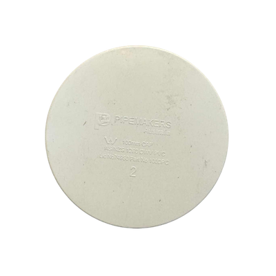 PVC 90mm Push On Cap