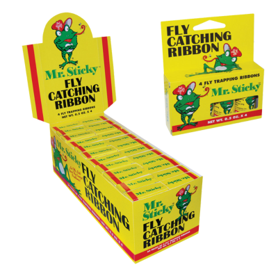 Fly Catching Ribbon Mr Sticky 4 Pack