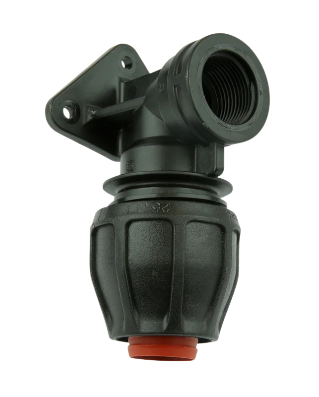 Wall Plate Elbow Rural Poly X FI BSP 1 x 3/4 Philmac