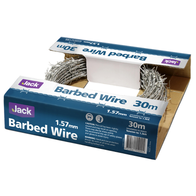 Whites Wires Barb 1.57mm x 30m High Tension Boxed HG