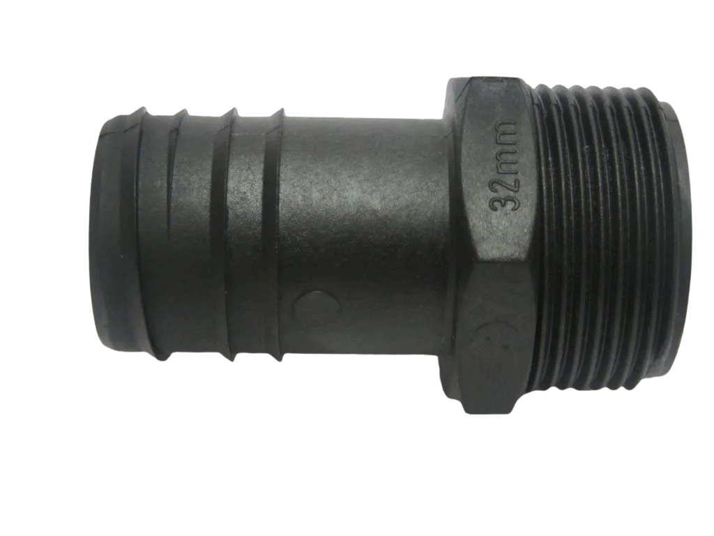 Male Barb Conn 1-1/4" BSP
