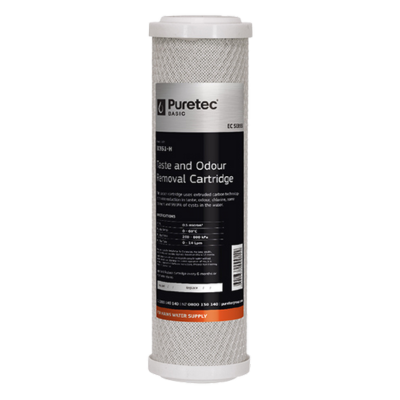 Extruded Carbon 10 inch 0.5 Micron Cartridge EC951H Puretec