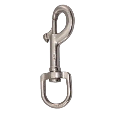 12mm Swivel Eye Spring Hook Nickel