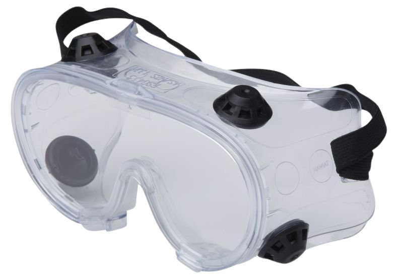Maxi Goggles Economy Clear Lens With Air Vents Techware