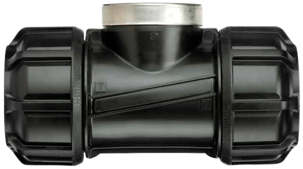 Tee FI Metric 63 x 63 x 1-1/4" Philmac
