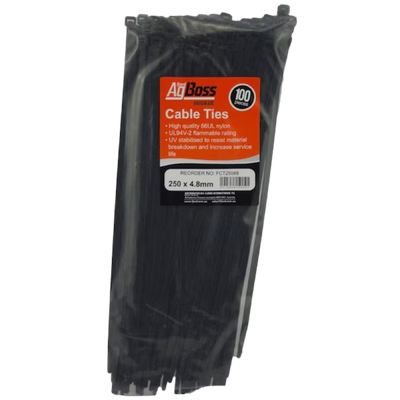 Cable Tie 250mm x 4.8mm 100pk AgBoss