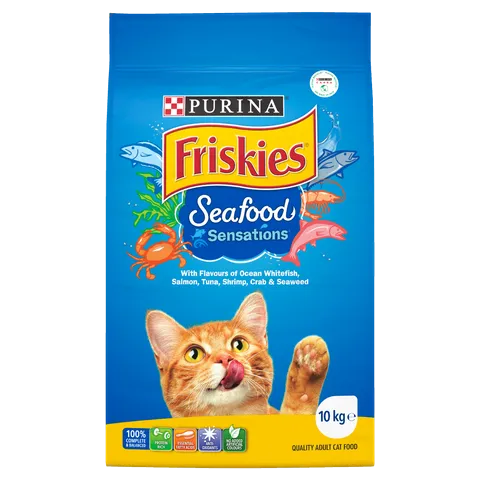 Friskies Cat Food Seafood Sensations 10kg