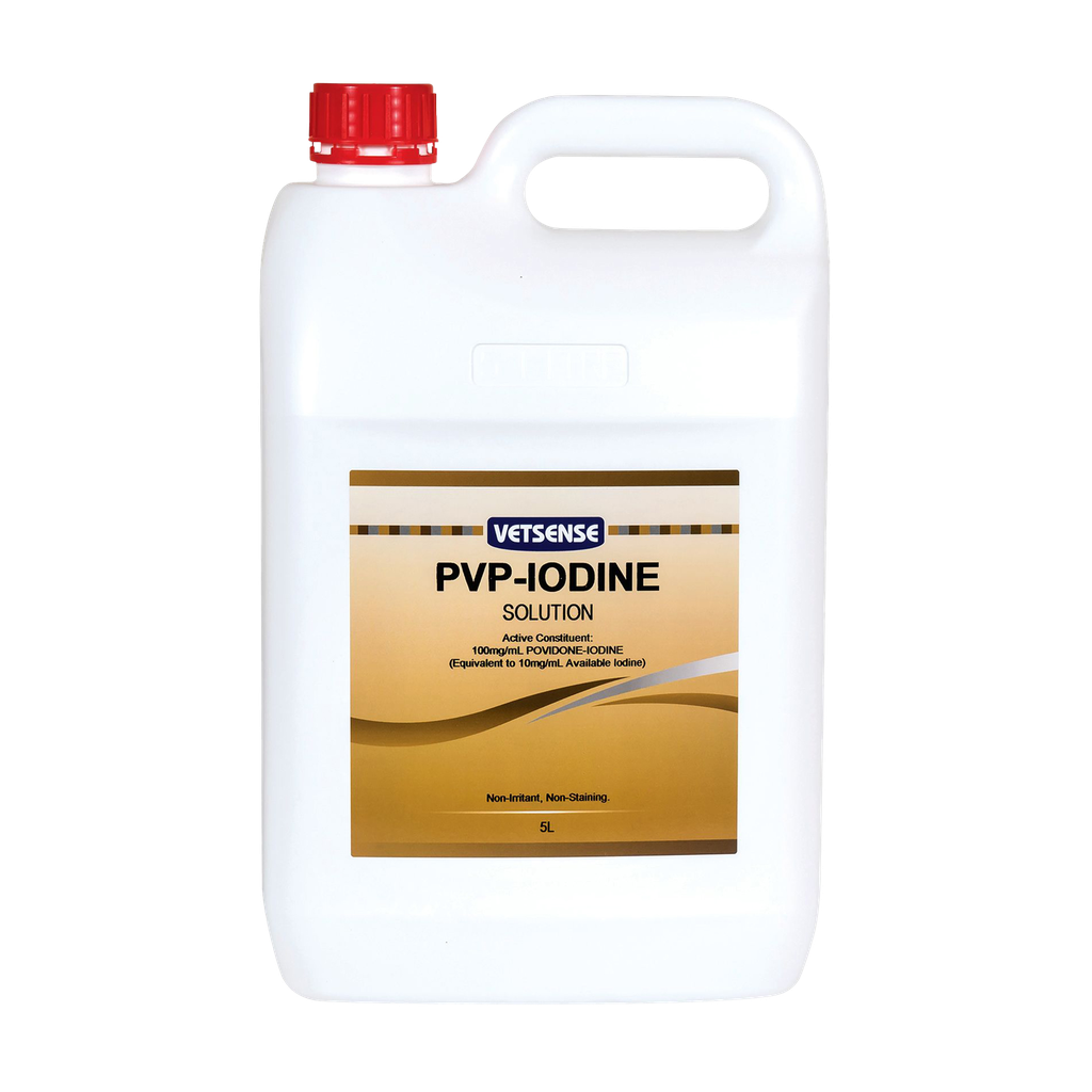 PVP Iodine Solution 5L Vetsense