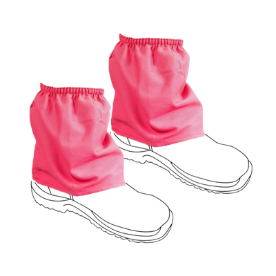 Over-Boots Cotton Drill Hot Pink