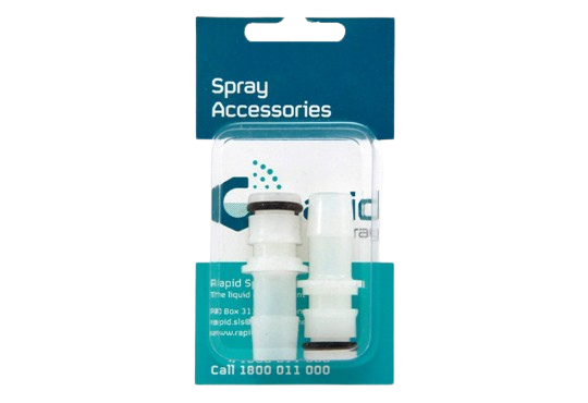 Rapid Spray Quick Attach 12mm Straight 2pk