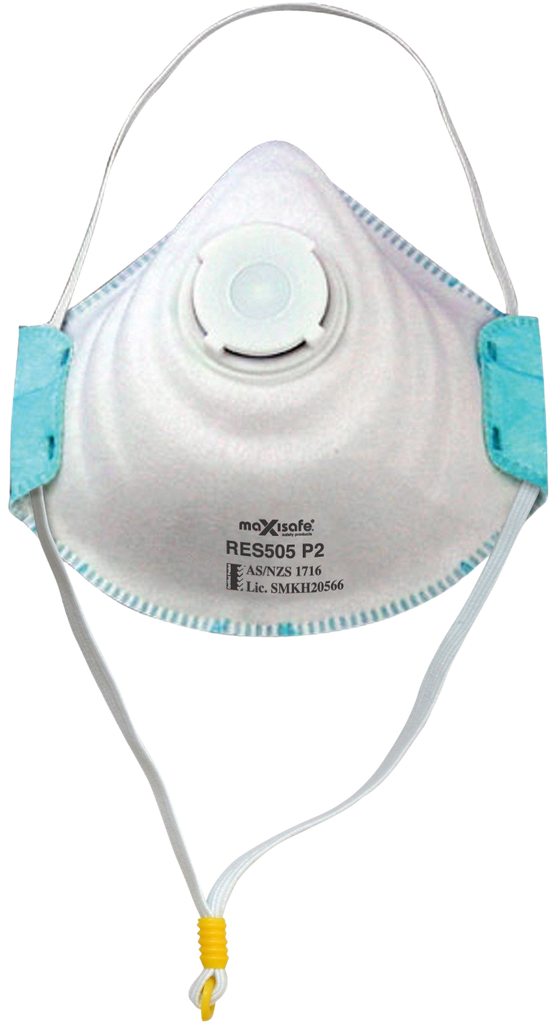 Respirator P2 with Valve and Active Carbon Filter 3 Pk Techware RES505C-3