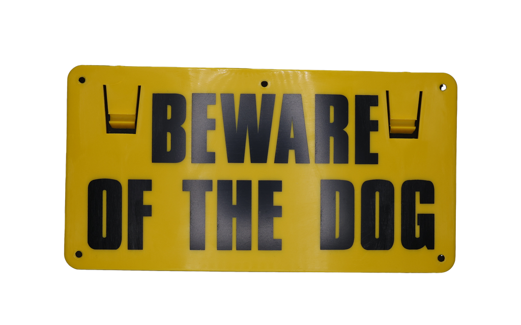 Sign Beware of the Dog Thunderbird Each EF15D