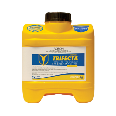 Trifecta 10L Oral Sheep and Cattle Drench Coopers - Low Dated Oct 26