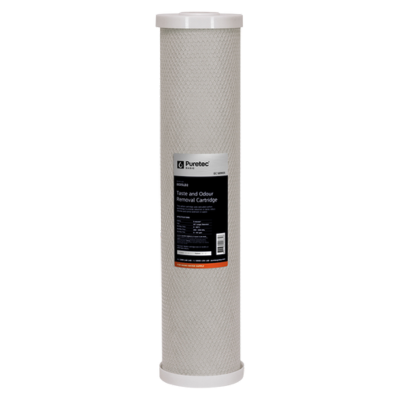 Extruded Carbon Large Diameter Cartridge 20 inch 5 Micron Puretec