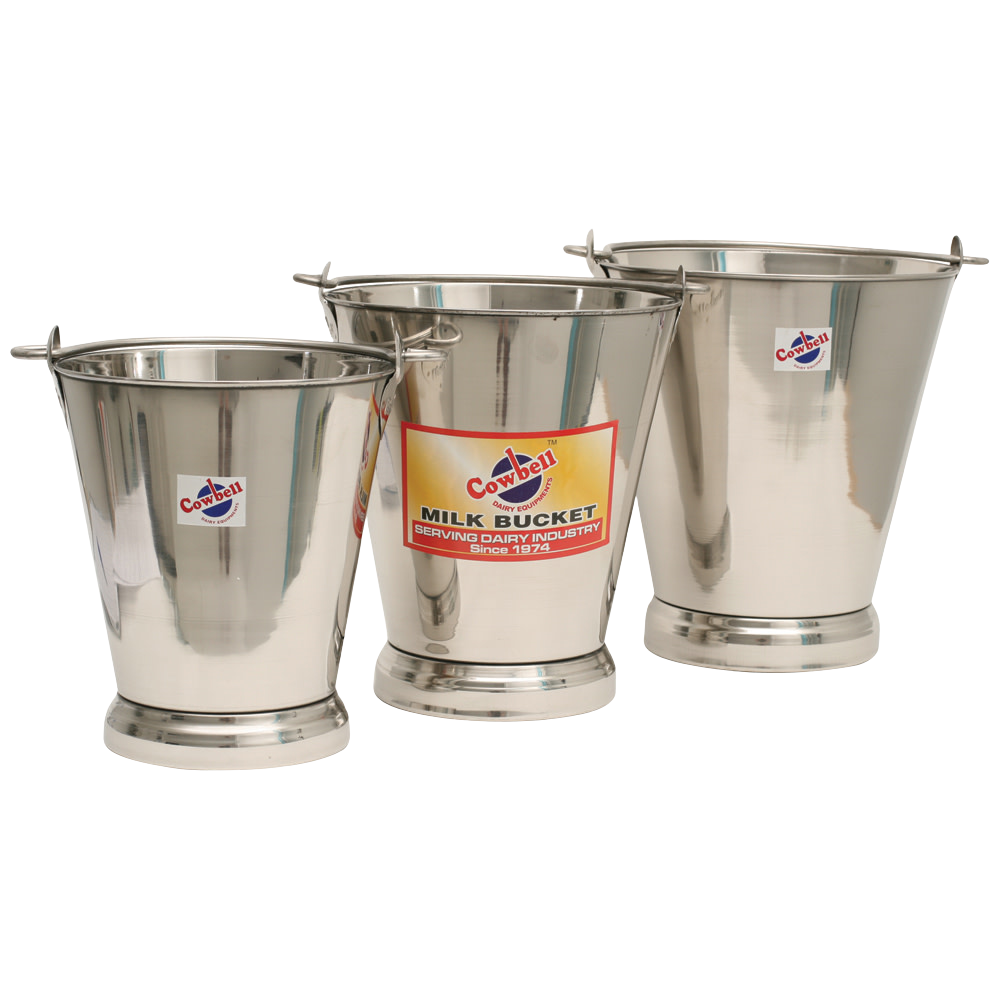 Bucket Stainless Cowbell 13 Litre