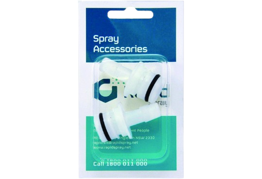 Rapid Spray Quick Attach 10mm Straight 2pk for 5900/7900 Series Delvan pumps and Rapid Line
