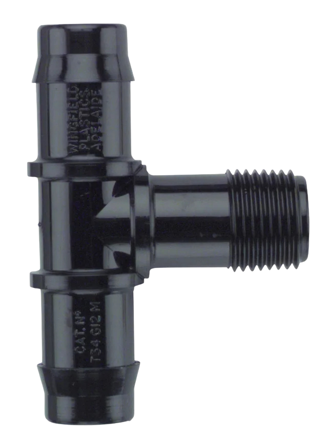 LD Polly Tee 19mm Line x 1/2" BSP Male