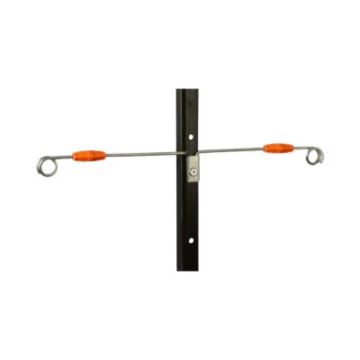 Double Steel Post Offset Lockset 260mm Live Tip SG203 Gallagher