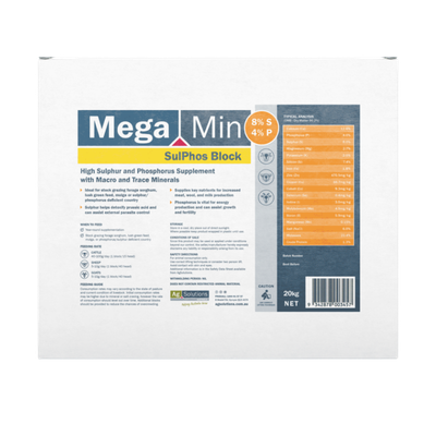 MegaMin Lick Block SulPhos Block 20kg
