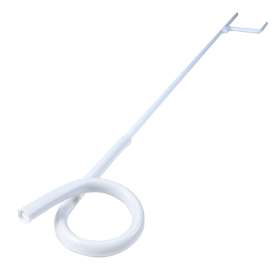 Treadin Pigtail Post 800mm x 8mm White Nemtek EA