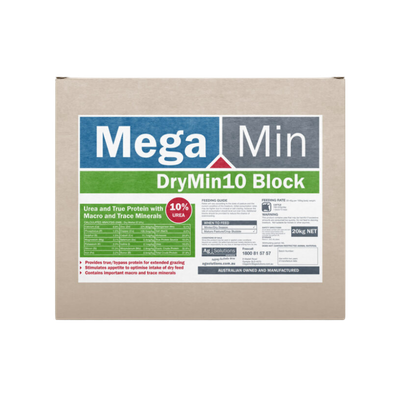 MegaMin Lick Block10% Urea DryMin 20 Kg