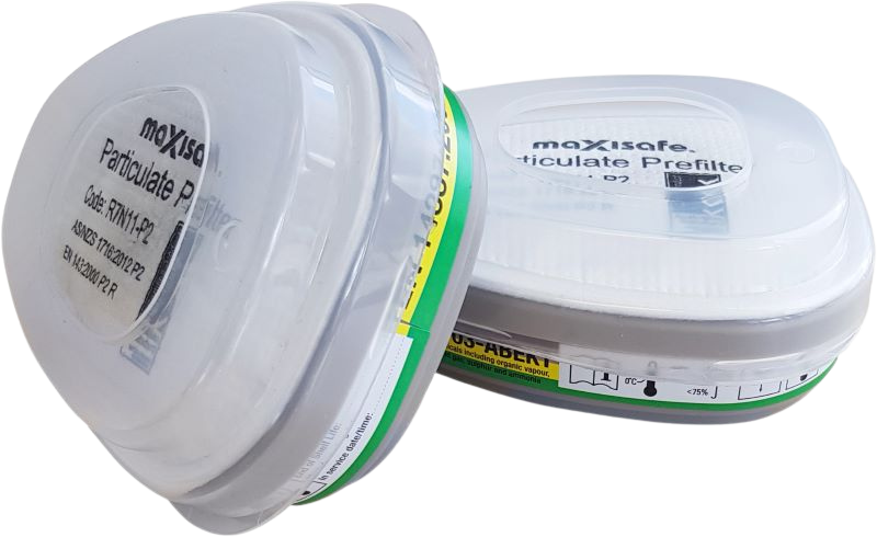 ABEK Gas & P2 Filter Combo for Maxiguard Chemical Silicone Half Mask Respriator