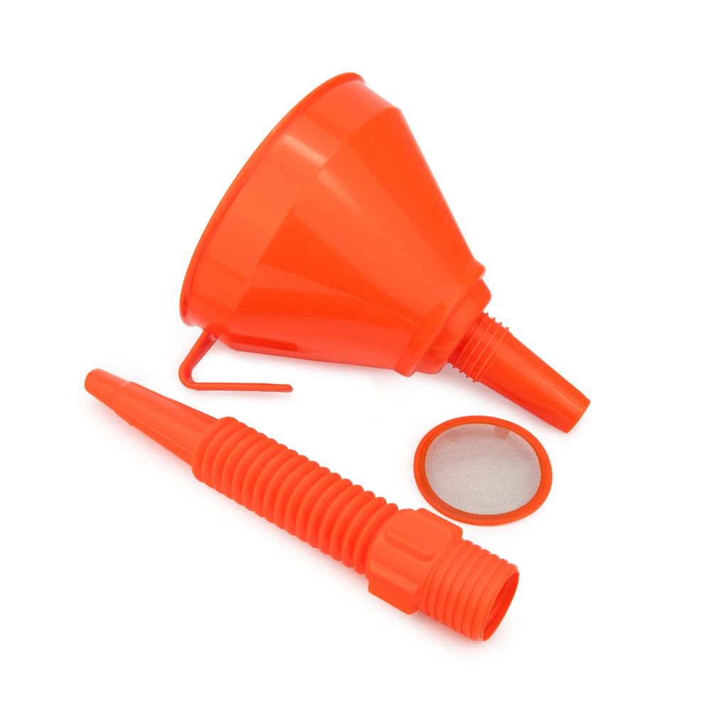 Orange Funnel Plastic w/ Flexi Spout 160mm