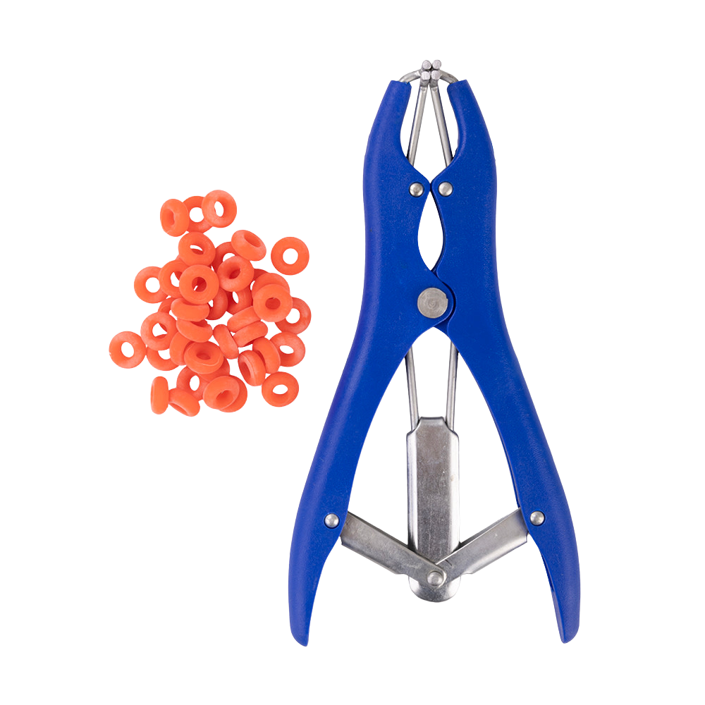 Castration Ring Applicator Plastic comes with 30 rings
